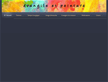 Tablet Screenshot of evangile-et-peinture.org